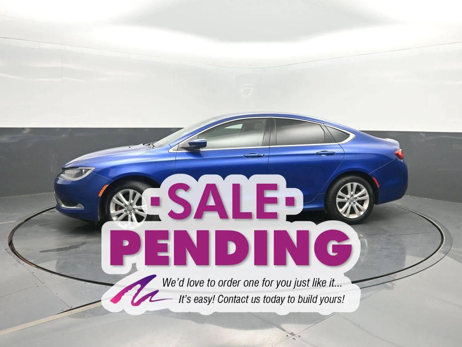 Blue 2016 Chrysler 200 Limited for sale in Charles City, IA