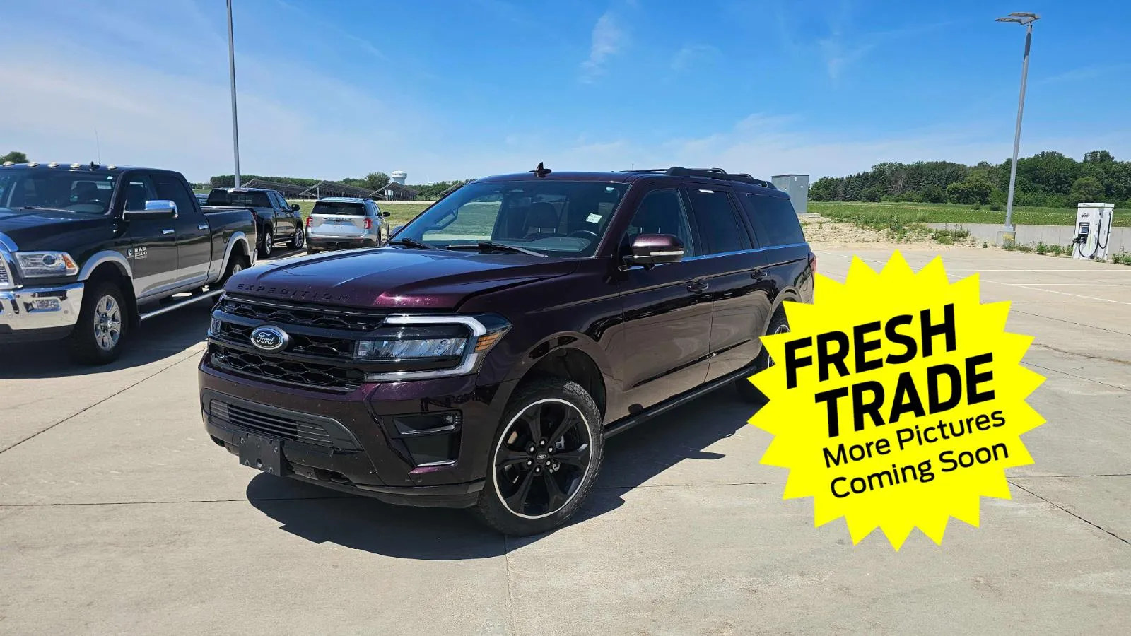 Red 2023 Ford Expedition Max Limited for sale in Charles City, IA
