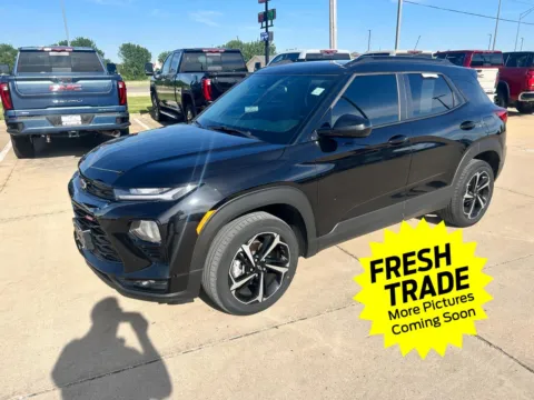 Black 2021 Chevrolet Trailblazer RS for sale in Charles City, IA
