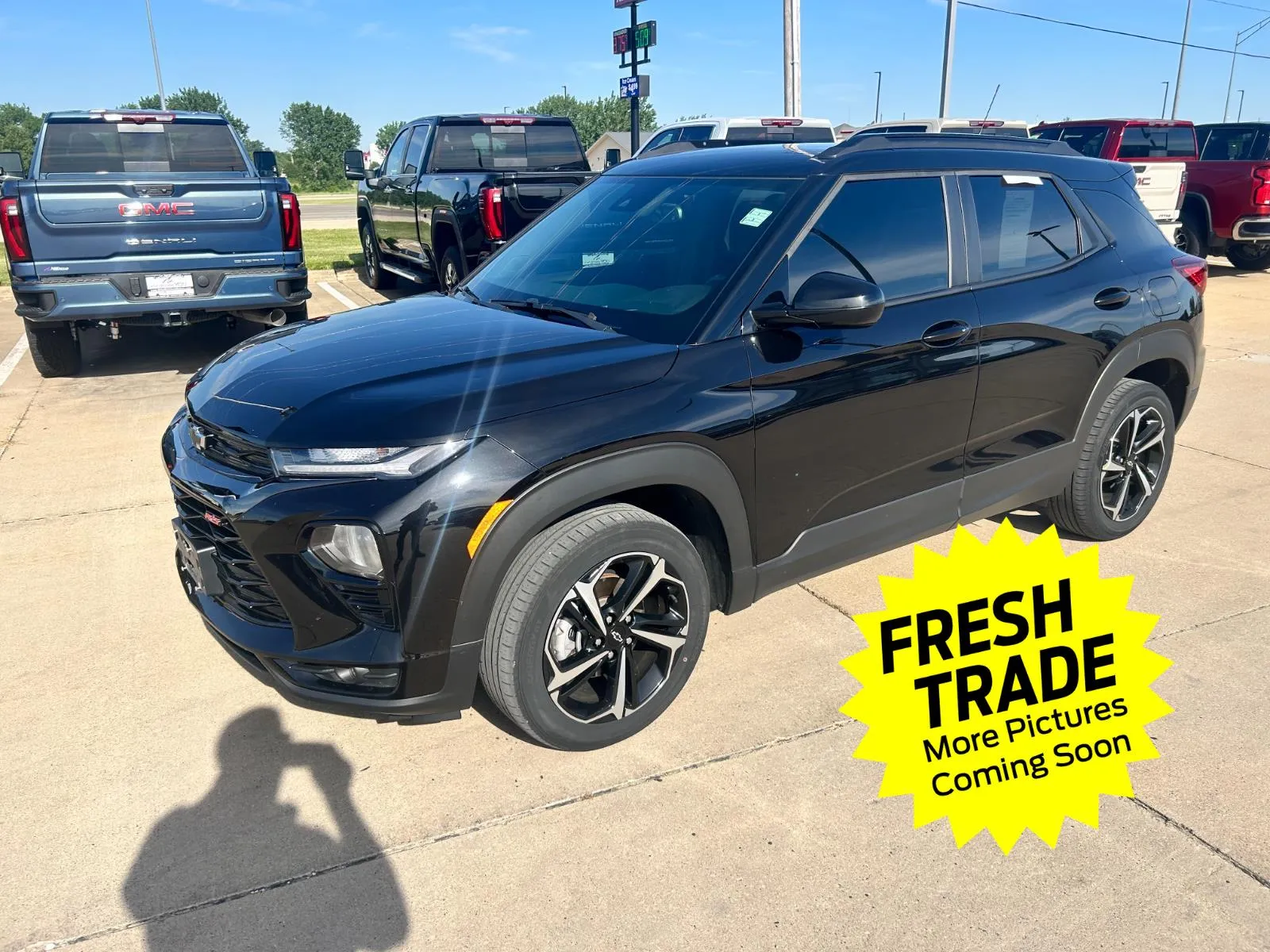 Black 2021 Chevrolet Trailblazer RS for sale in Charles City, IA