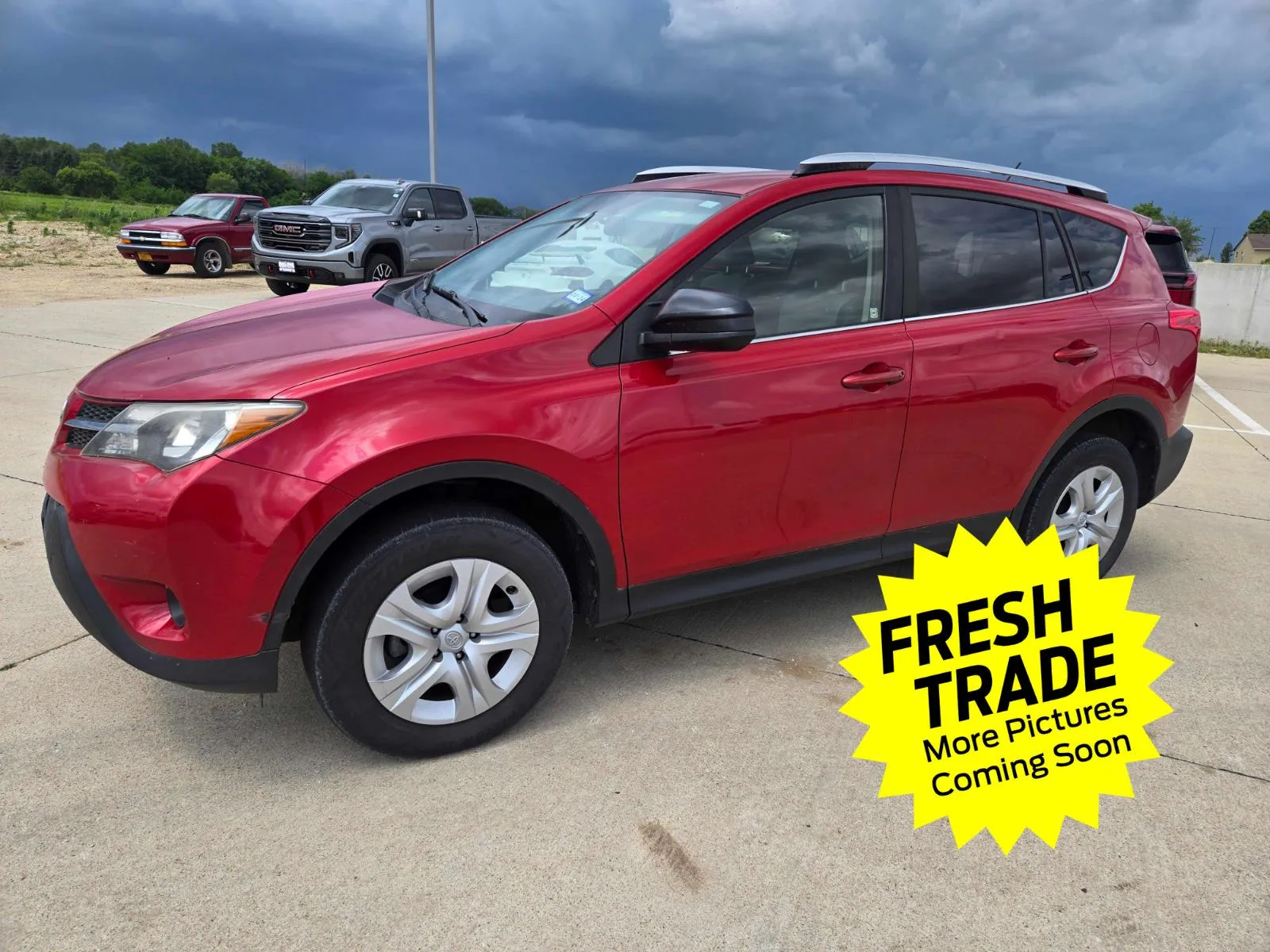 Red 2015 Toyota RAV4 LE for sale in Charles City, IA