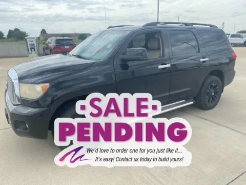 Black 2008 TOYOTA Sequoia SR5 for sale in Charles City, IA