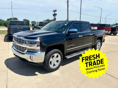 Black 2017 CHEVROLET SILVERADO 1500 LTZ for sale in Charles City, IA