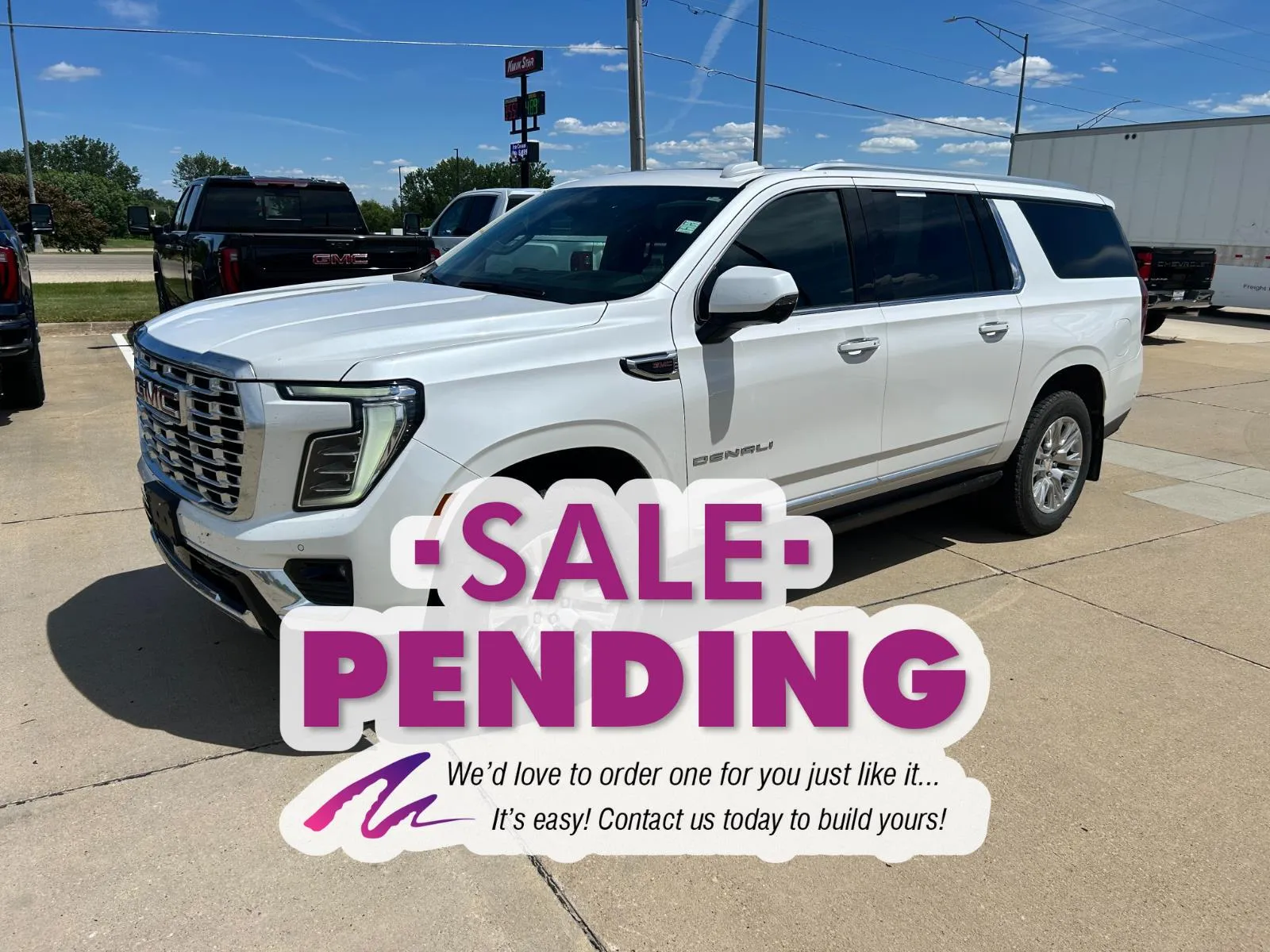 White 2025 GMC YUKON Denali for sale in Charles City, IA