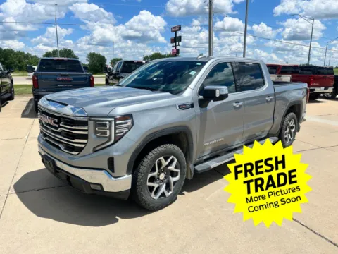 Silver 2023 GMC SIERRA 1500 SLT for sale in Charles City, IA