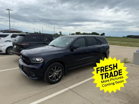 Blue 2017 DODGE DURANGO GT AWD for sale in Charles City, IA