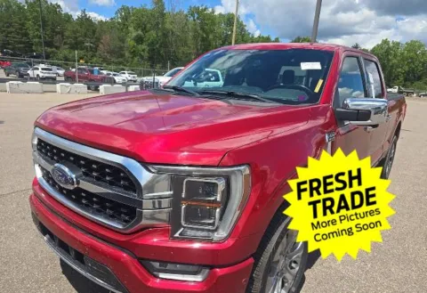 Red 2023 Ford F-150 Platinum for sale in Charles City, IA