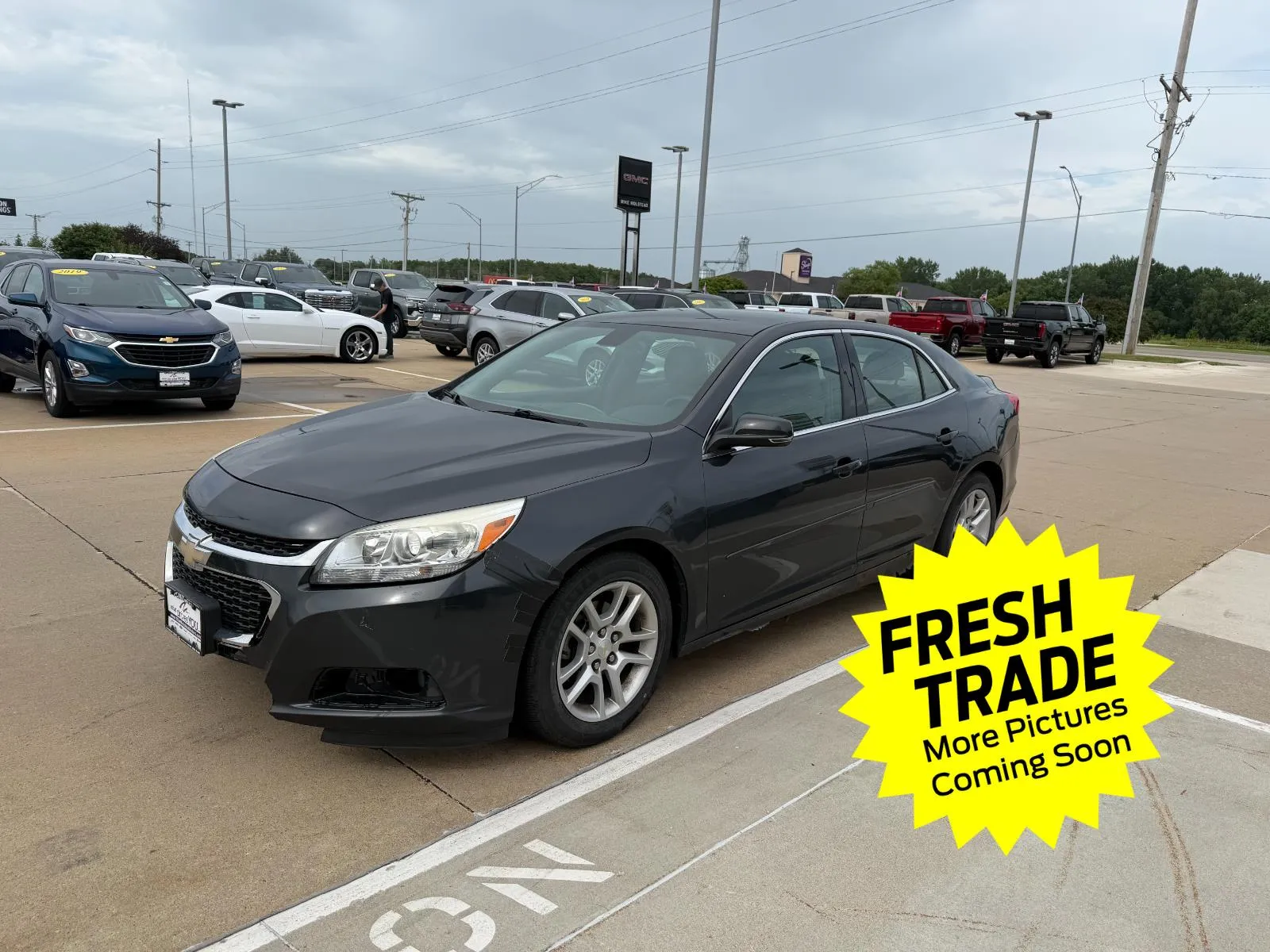 Gray 2015 Chevrolet Malibu LT for sale in Charles City, IA