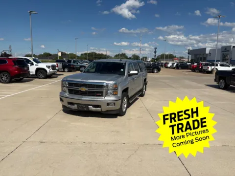 Silver 2015 Chevrolet Silverado 1500 LT for sale in Charles City, IA