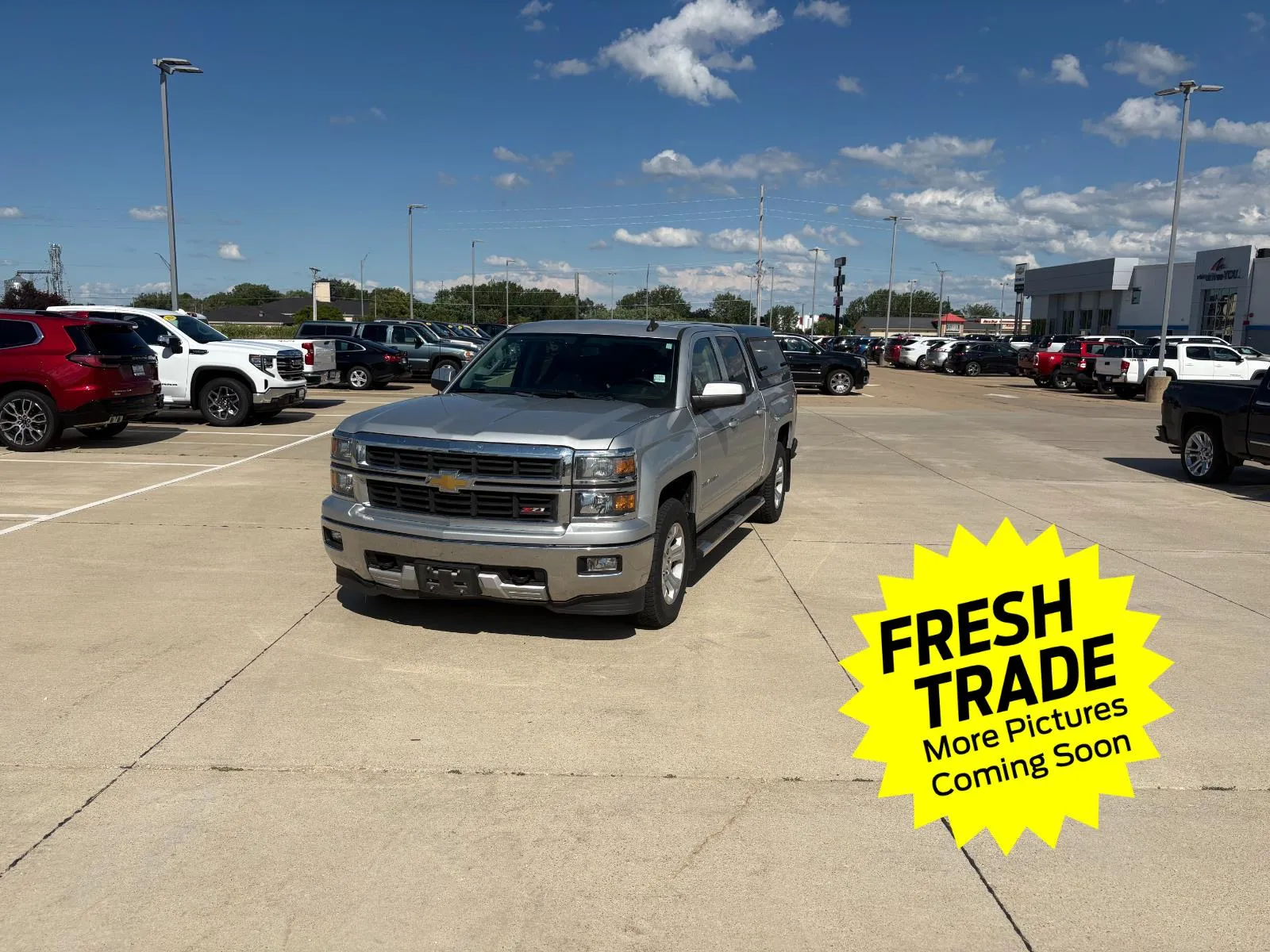 Silver 2015 Chevrolet Silverado 1500 LT for sale in Charles City, IA