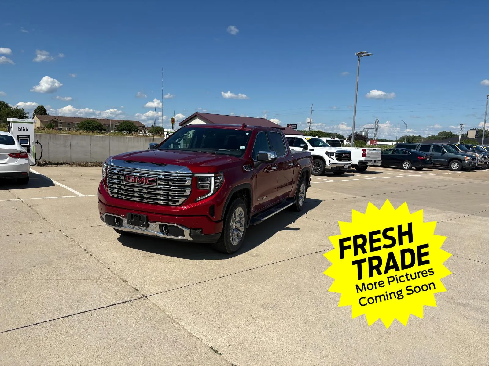 Red 2024 GMC Sierra 1500 Denali for sale in Charles City, IA