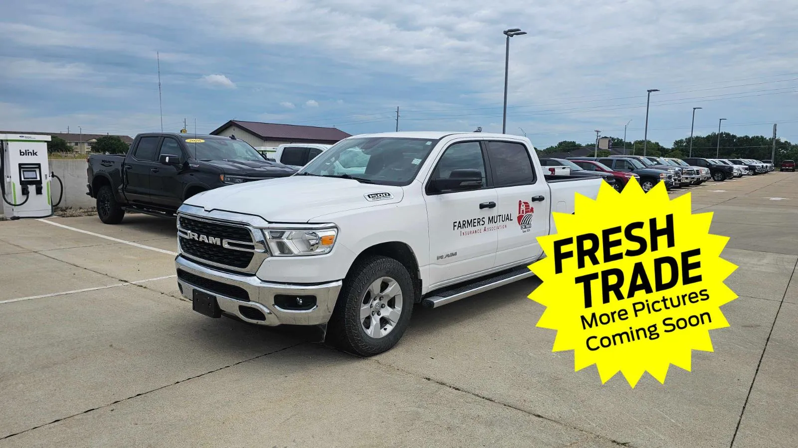 White 2023 Ram 1500 Big Horn for sale in Charles City, IA