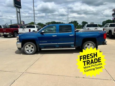 Blue 2018 Chevrolet Silverado 1500 LTZ for sale in Charles City, IA