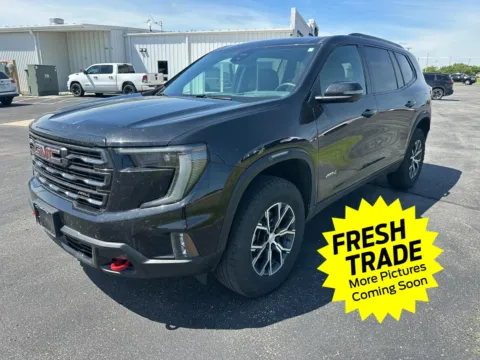 Black 2025 GMC Acadia AWD AT4 for sale in Charles City, IA