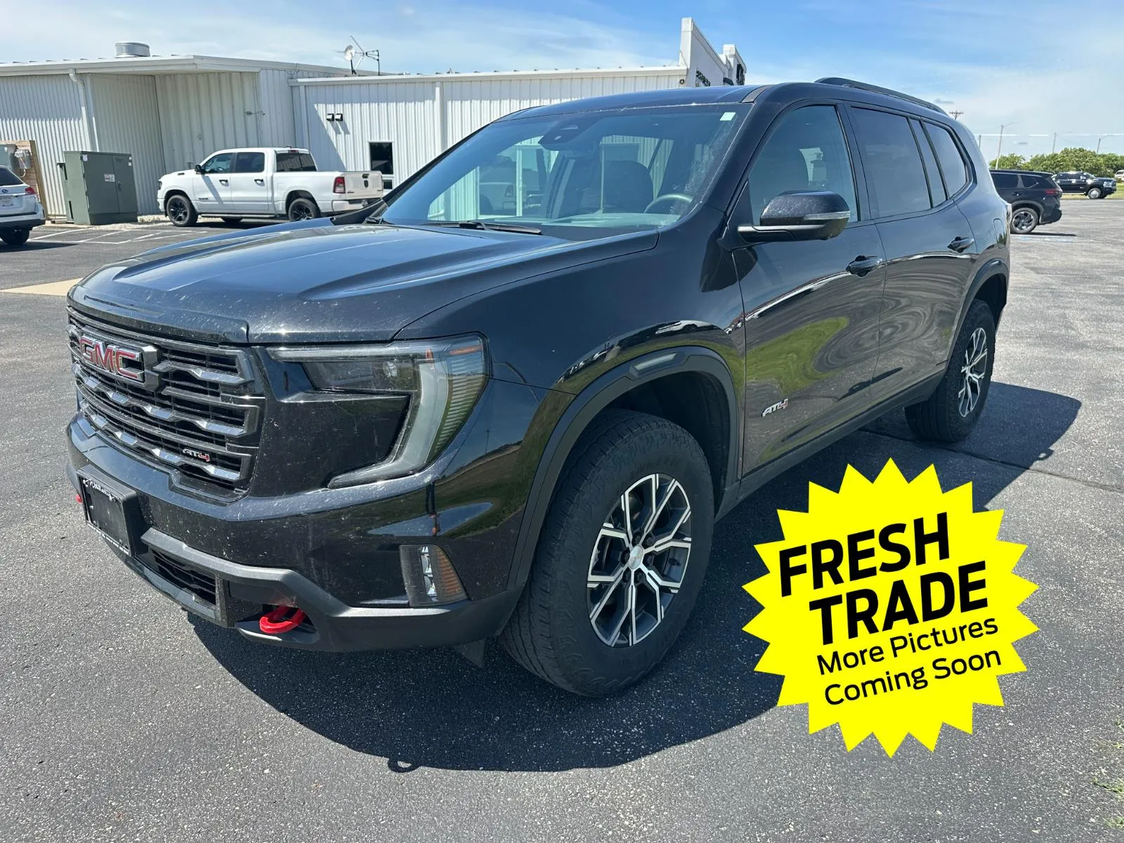 Black 2025 GMC Acadia AWD AT4 for sale in Charles City, IA