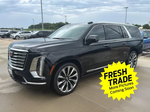 Black 2025 Cadillac Escalade ESV 4WD Premium Luxury Platinum for sale in Charles City, IA