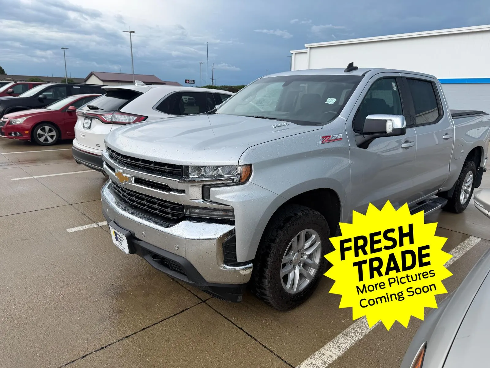 Silver 2021 Chevrolet Silverado 1500 LT for sale in Charles City, IA