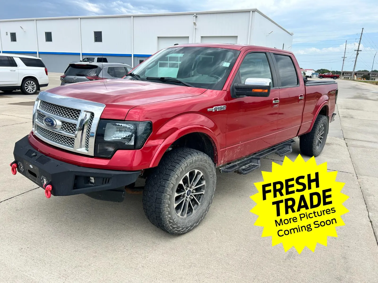 Red 2012 Ford F-150 Lariat for sale in Charles City, IA