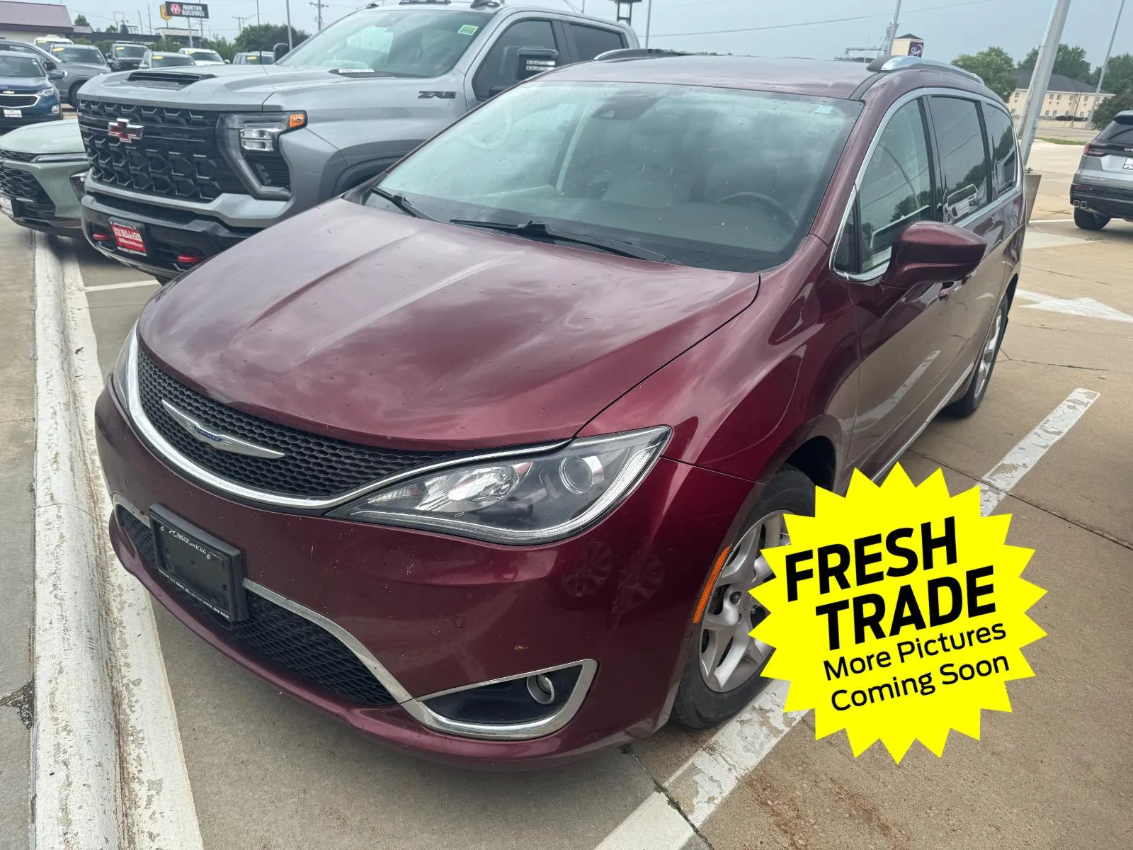 Red 2018 Chrysler Pacifica Touring L Plus for sale in Charles City, IA