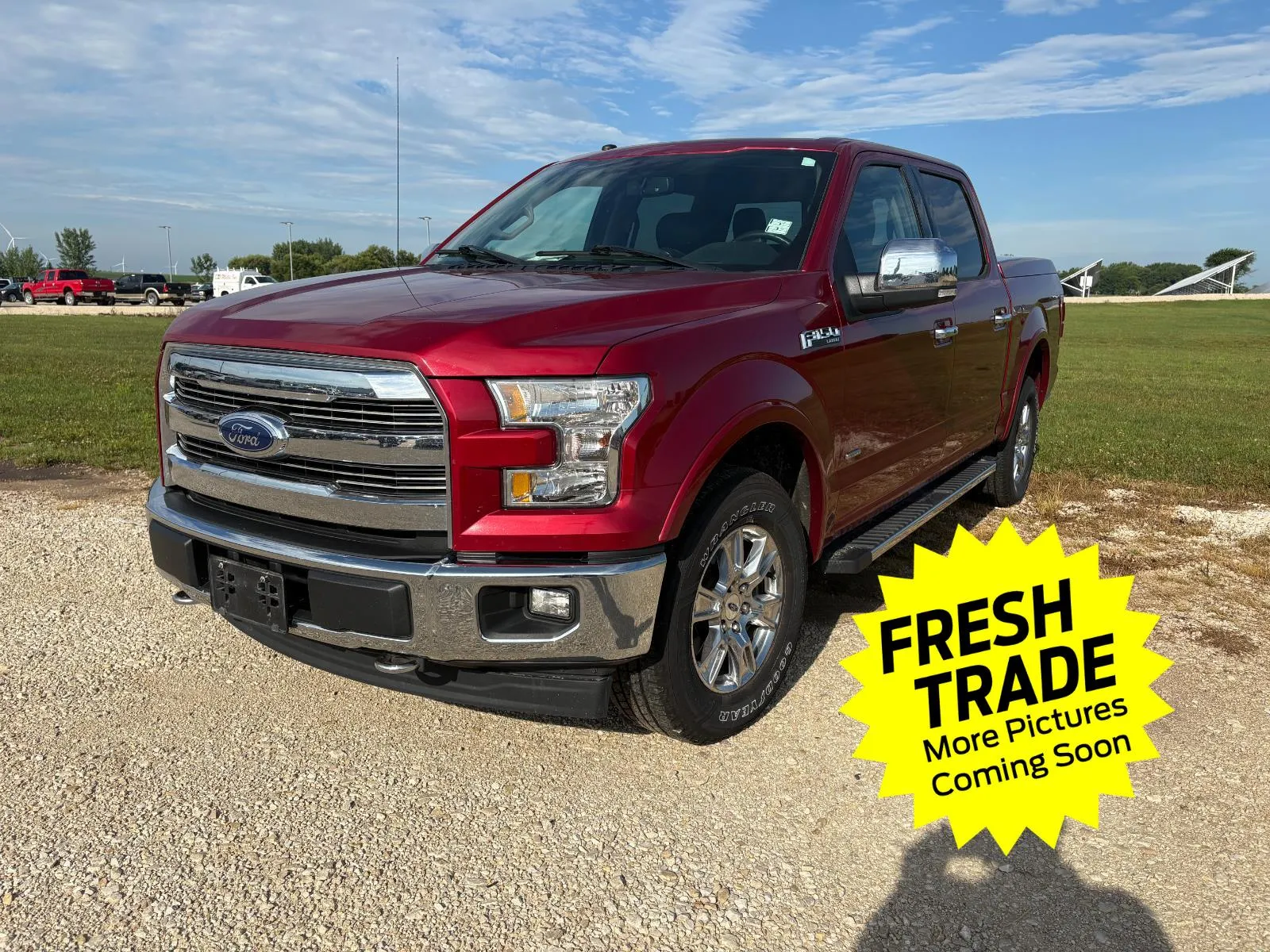 Red 2017 Ford F-150 Lariat for sale in Charles City, IA