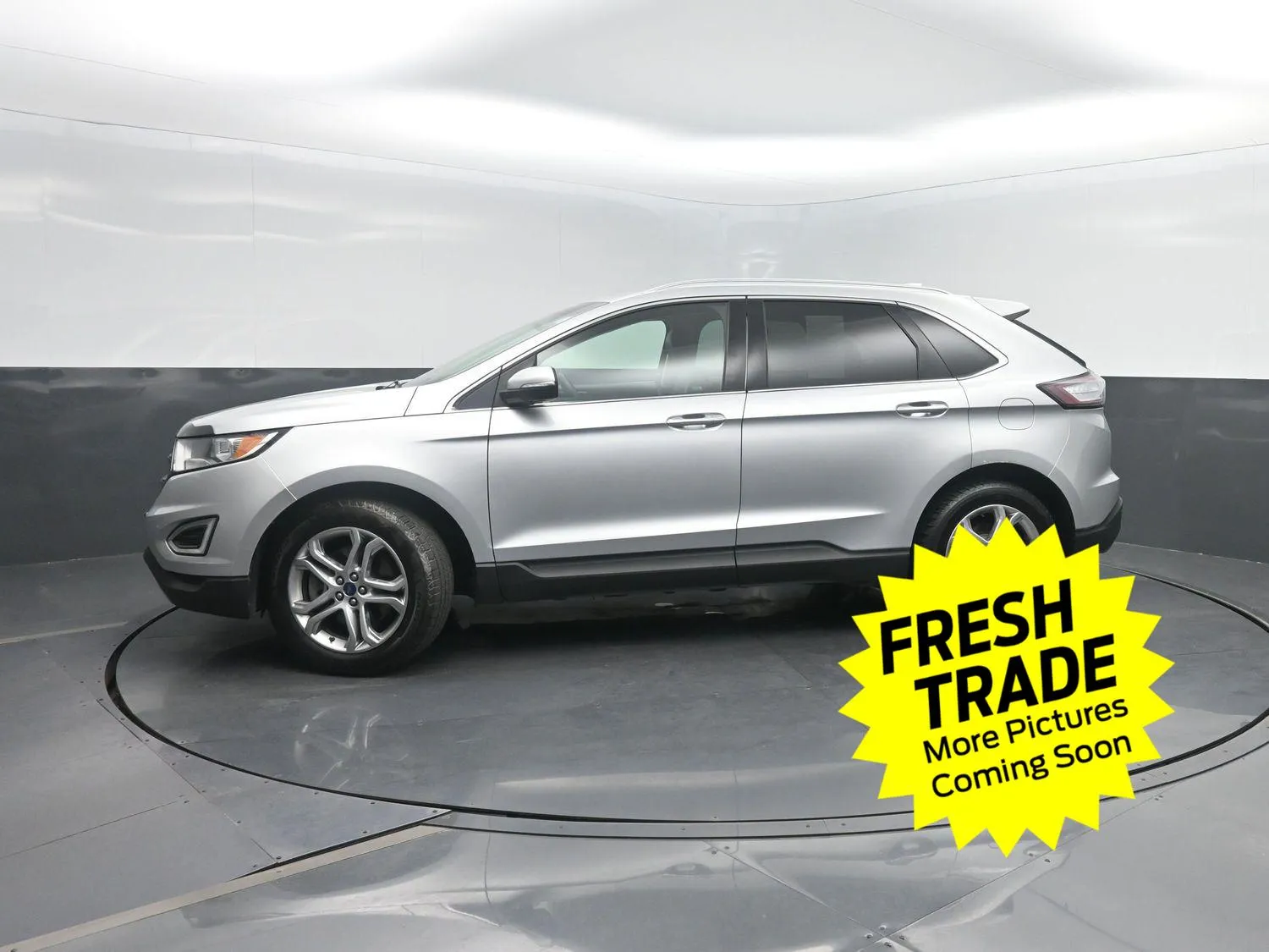 Silver 2015 Ford Edge Titanium for sale in Charles City, IA
