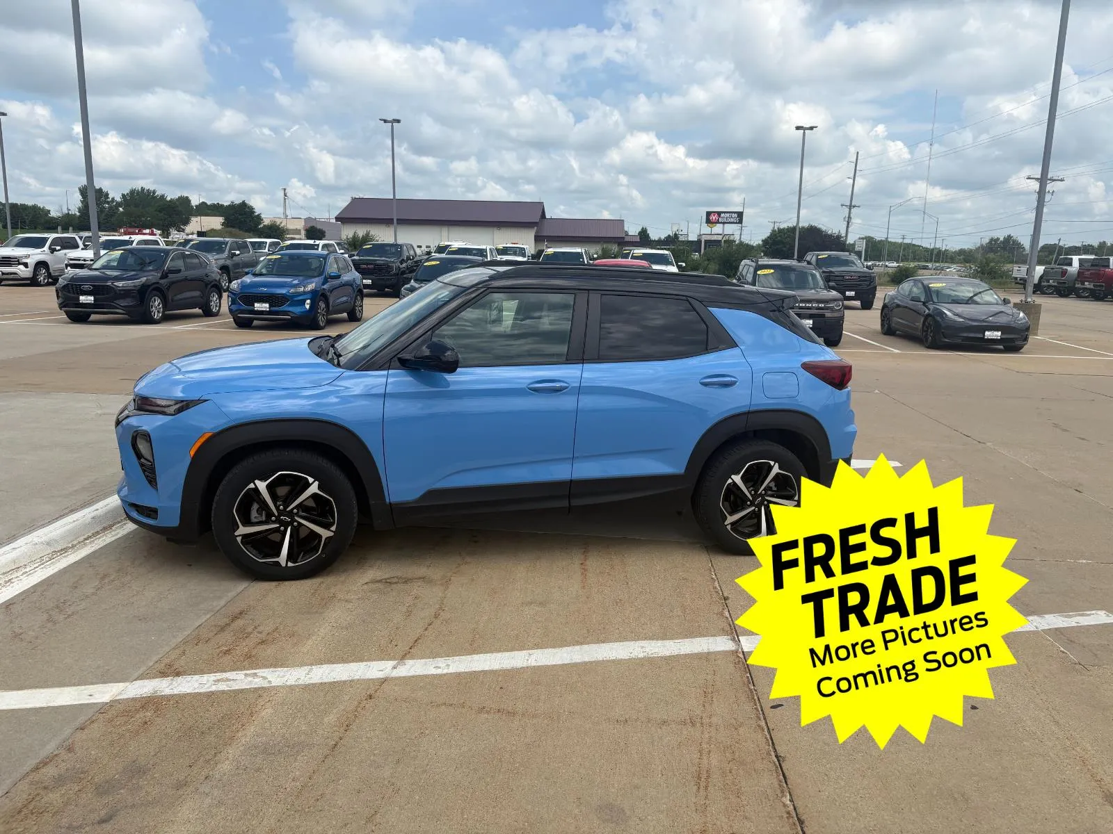 Blue 2023 Chevrolet Trailblazer RS for sale in Charles City, IA