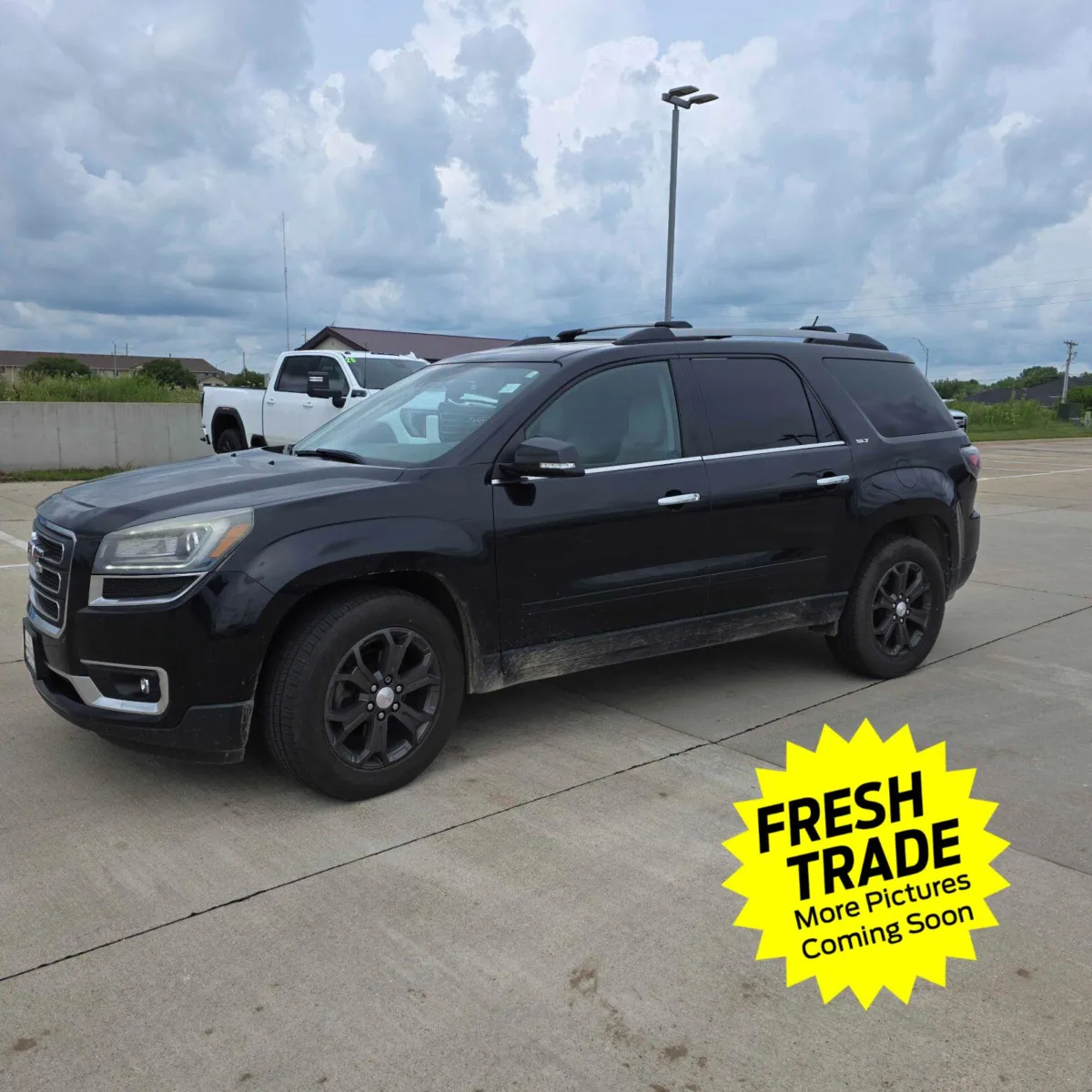 Black 2015 GMC Acadia SLT for sale in Charles City, IA