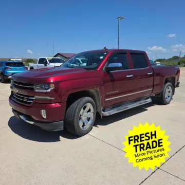 Red 2017 Chevrolet Silverado 1500 LTZ for sale in Charles City, IA