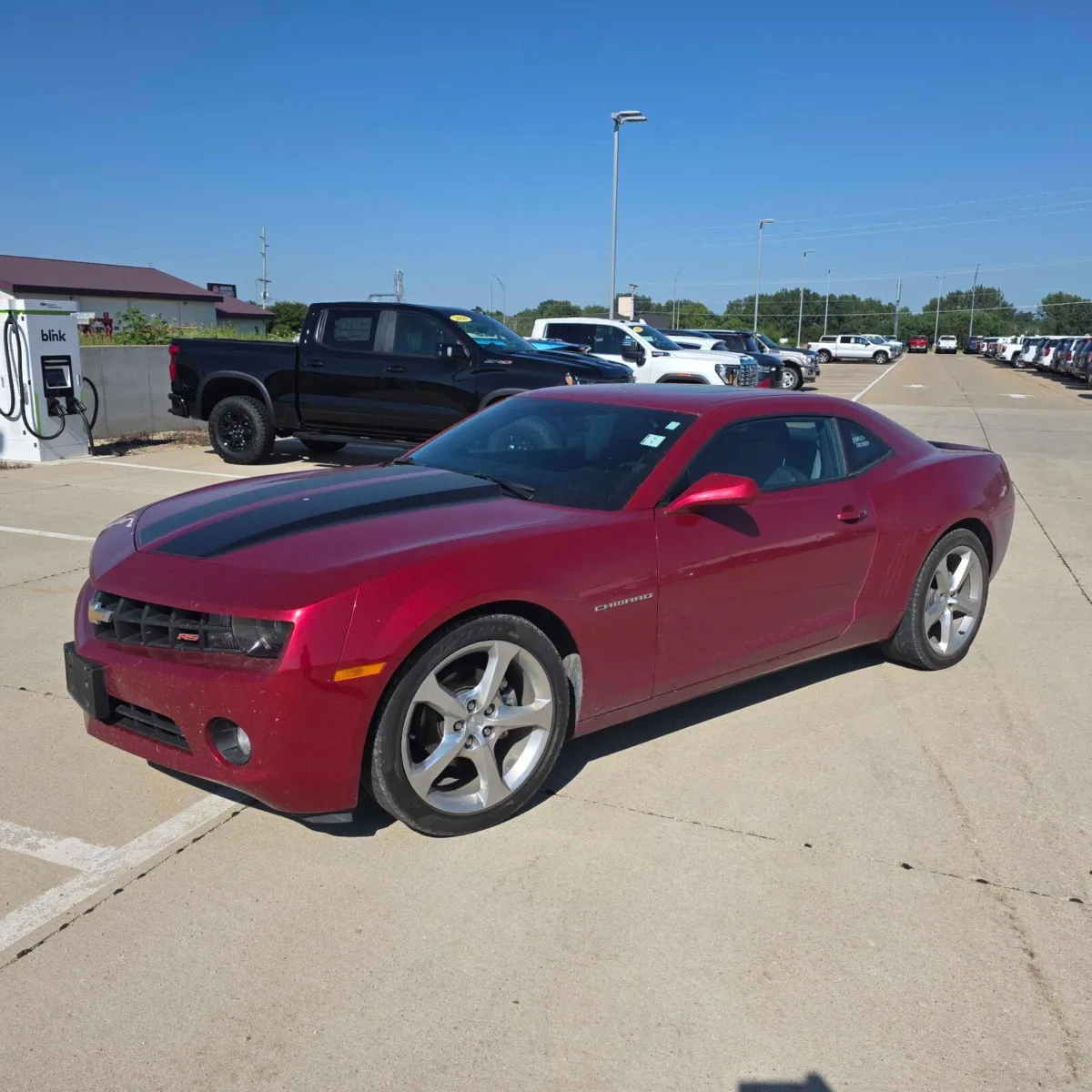 Red 2013 Chevrolet Camaro LT for sale in Charles City, IA