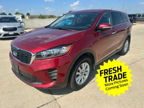 Red 2020 KIA SORENTO LX for sale in Charles City, IA