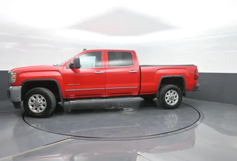 Red 2015 GMC Sierra 2500 HD SLT for sale in Charles City, IA
