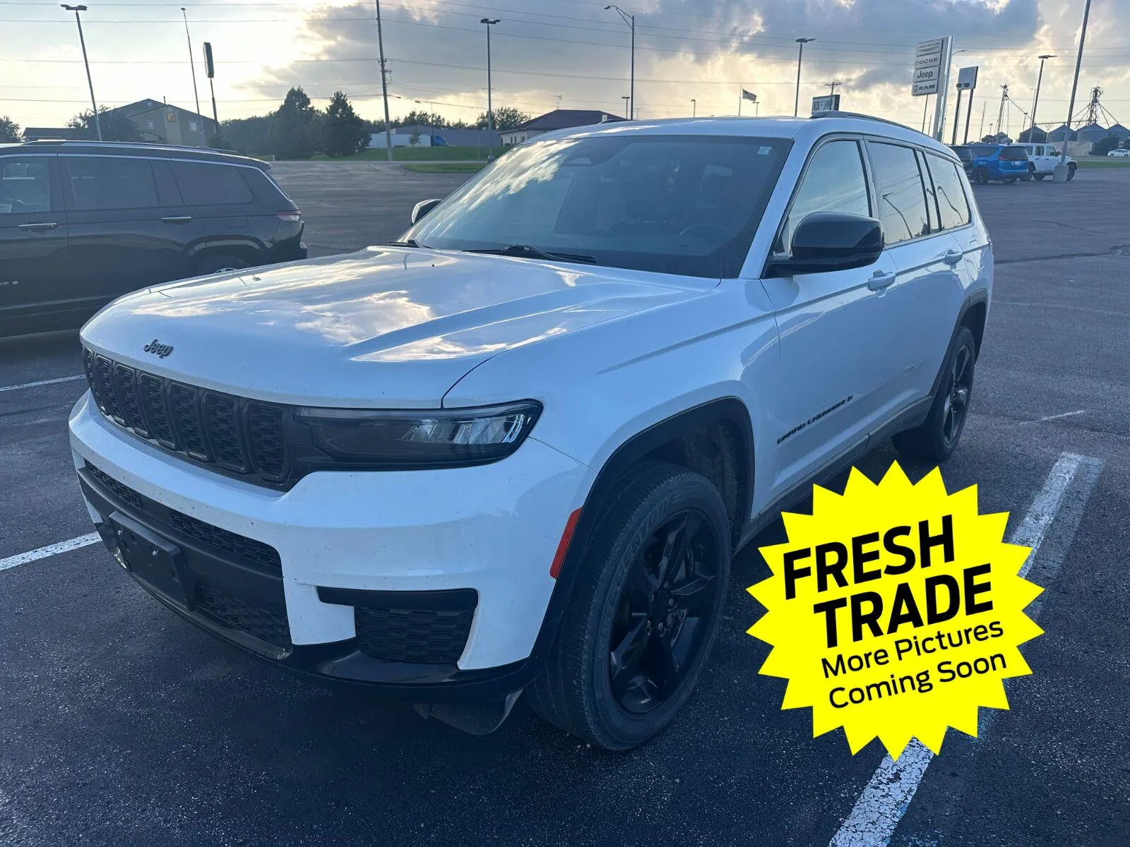 White 2023 Jeep Grand Cherokee L Altitude for sale in Charles City, IA