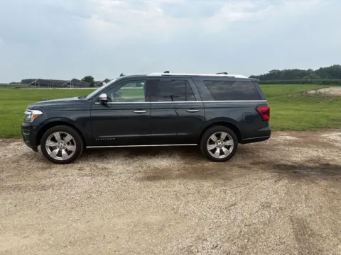 Blue 2023 FORD Expedition MAX Platinum for sale in Charles City, IA