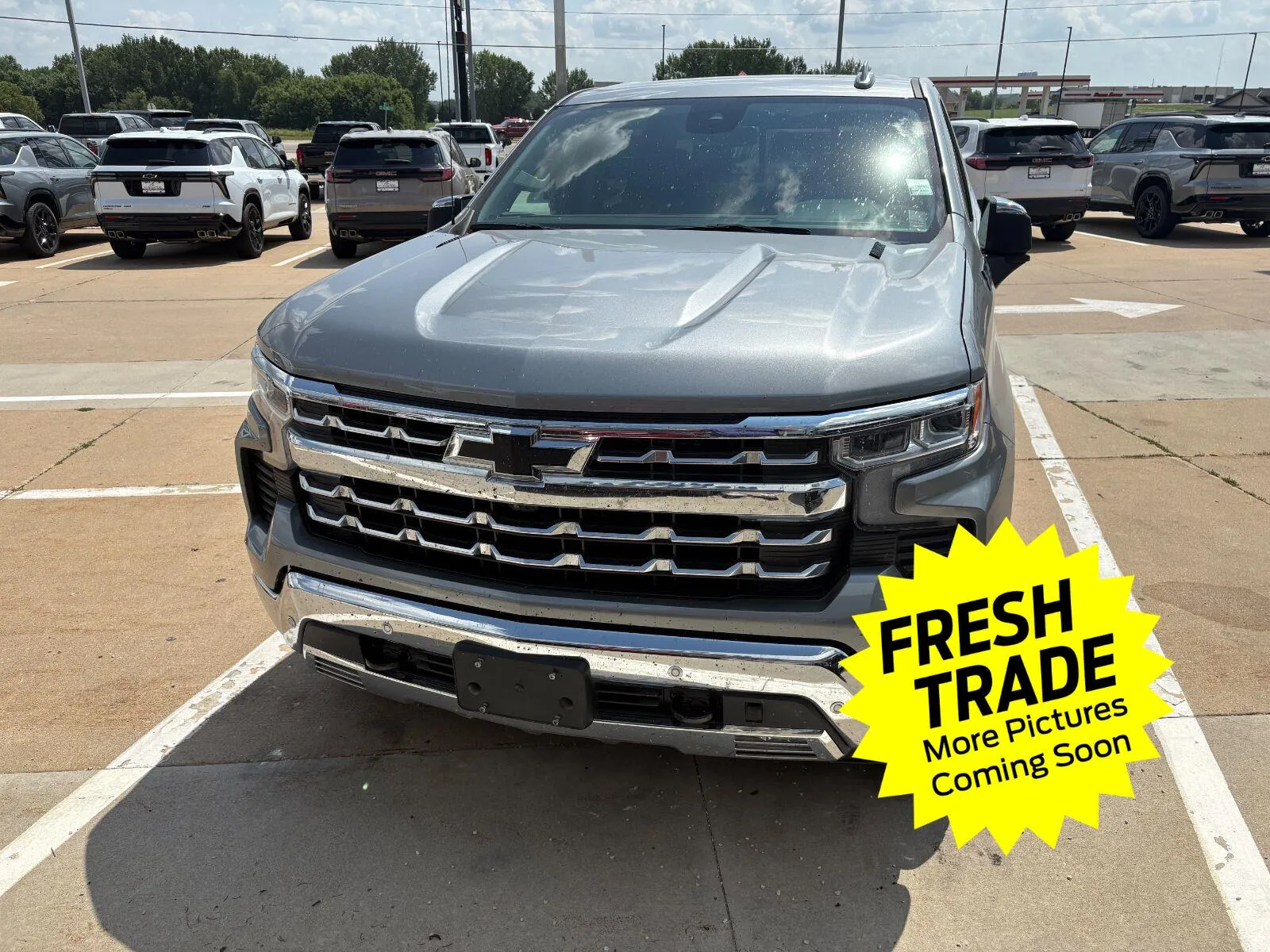 Gray 2023 Chevrolet Silverado 1500 LTZ for sale in Charles City, IA
