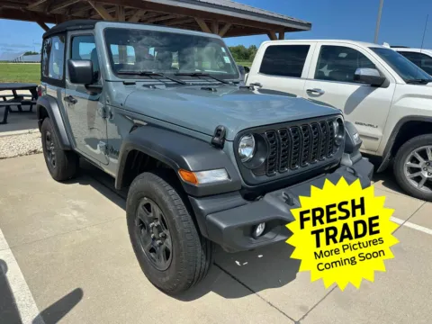 Photos of 2024 Jeep Wrangler Sport for sale in Charles City, IA at Mike Molstead Chevrolet, GMC