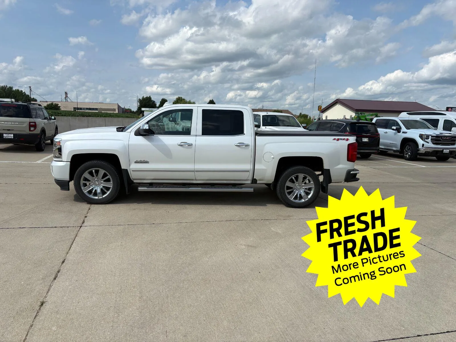 White 2017 Chevrolet Silverado 1500 High Country for sale in Charles City, IA