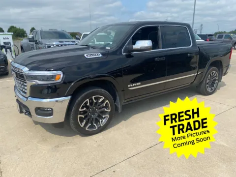 Black 2026 Ram 1500 Limited for sale in Charles City, IA