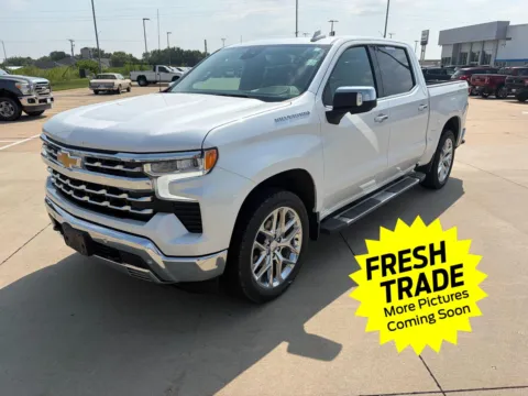 White 2023 CHEVROLET SILVERADO 1500 LTZ for sale in Charles City, IA