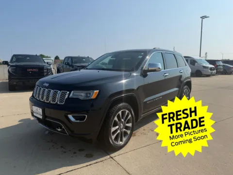 Black 2018 Jeep Grand Cherokee Overland for sale in Charles City, IA