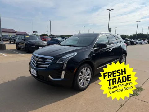Black 2018 Cadillac XT5 Premium Luxury AWD for sale in Charles City, IA