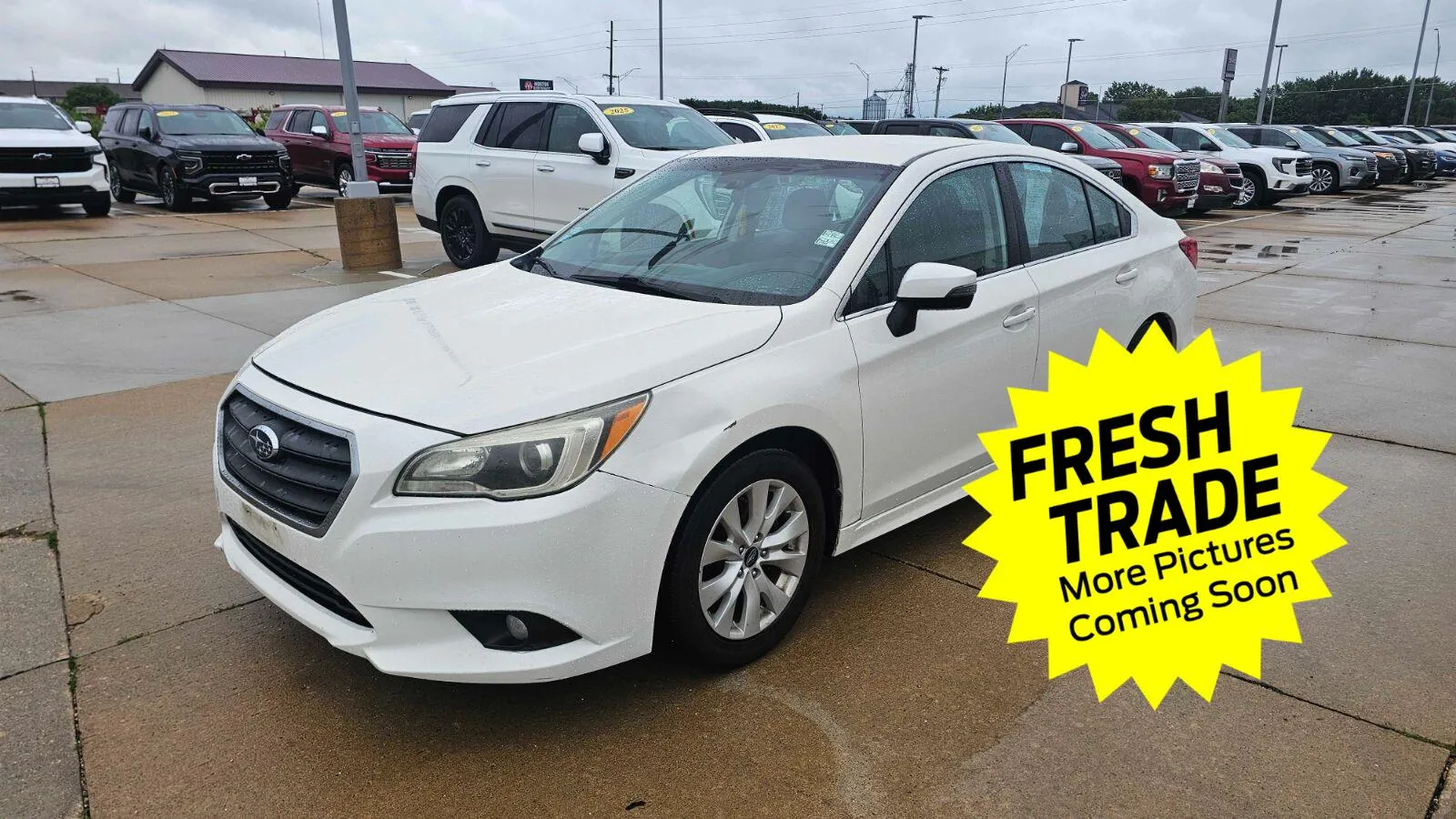 White 2015 Subaru Legacy 2.5i Premium for sale in Charles City, IA