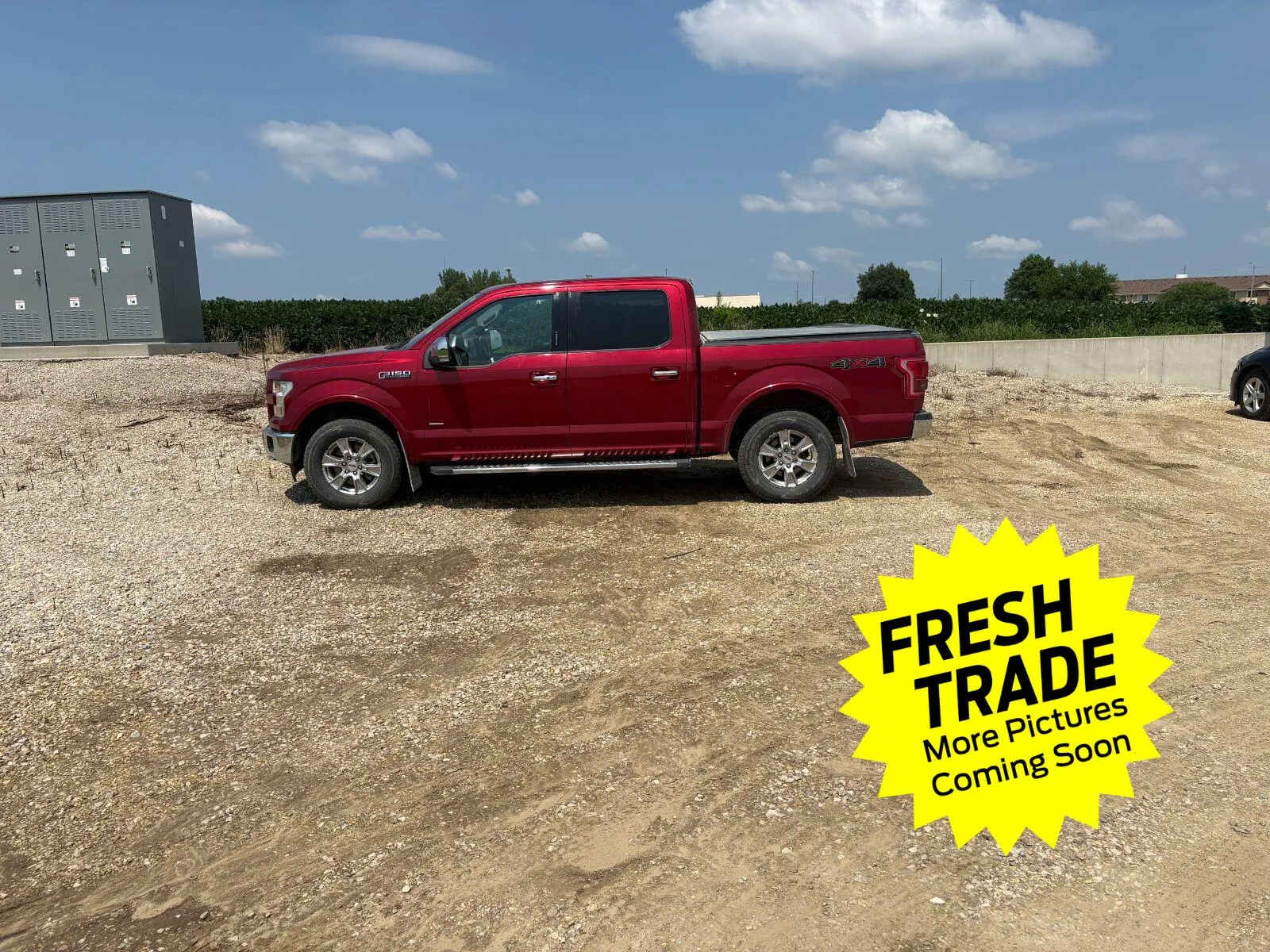Red 2017 Ford F-150 Lariat for sale in Charles City, IA