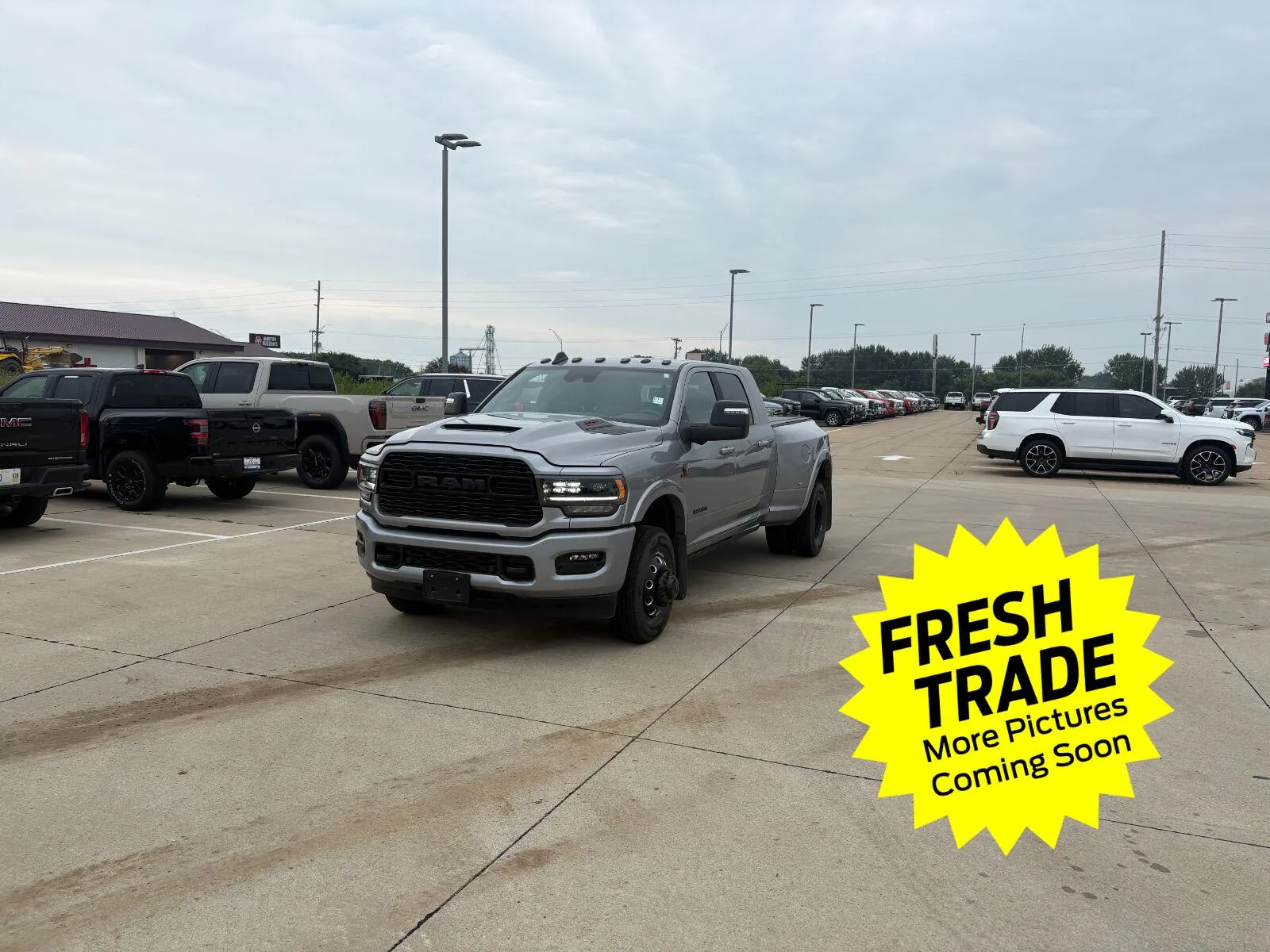 Silver 2023 Ram 3500 Limited for sale in Charles City, IA