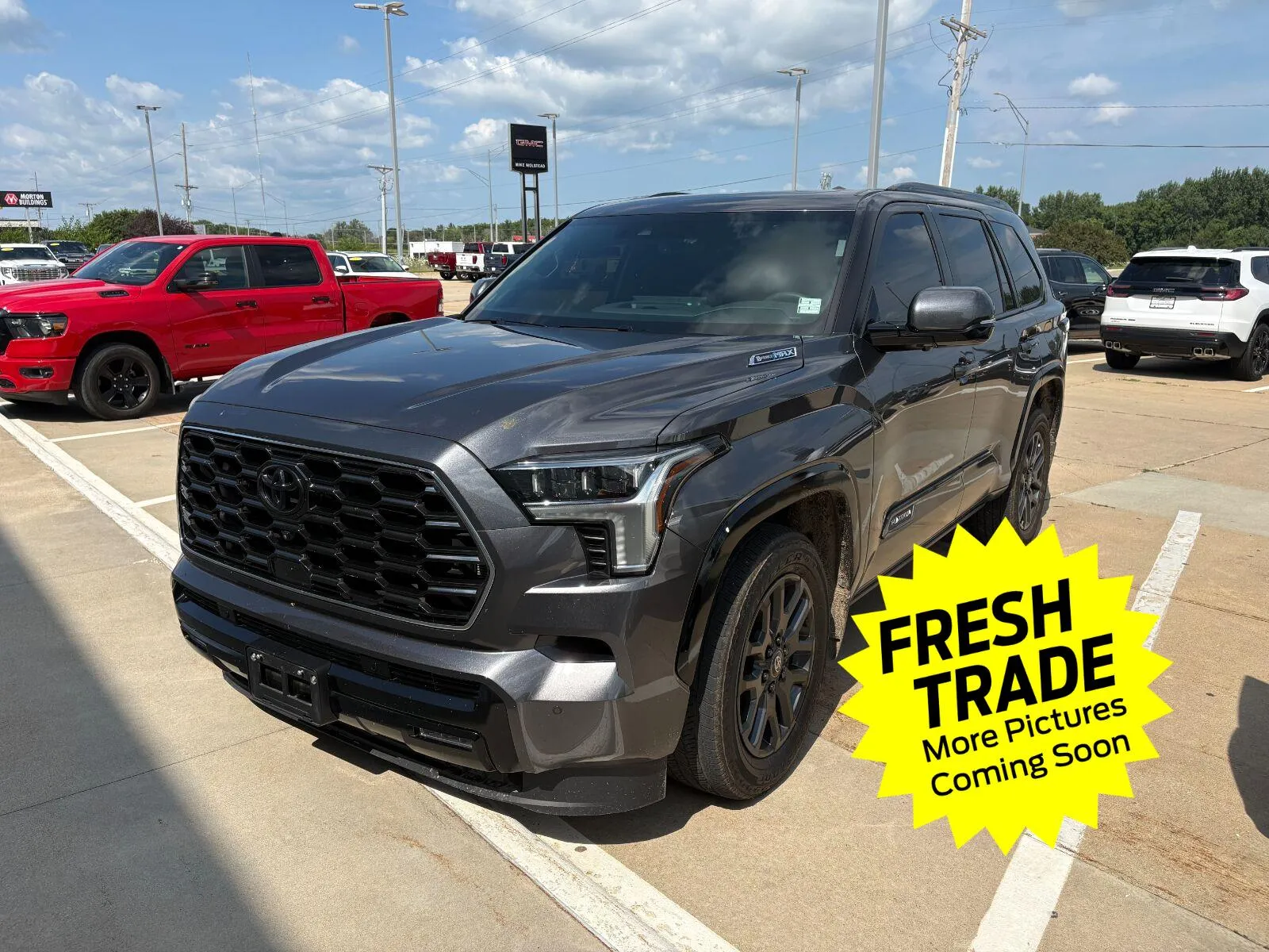 Gray 2025 Toyota Sequoia Platinum for sale in Charles City, IA