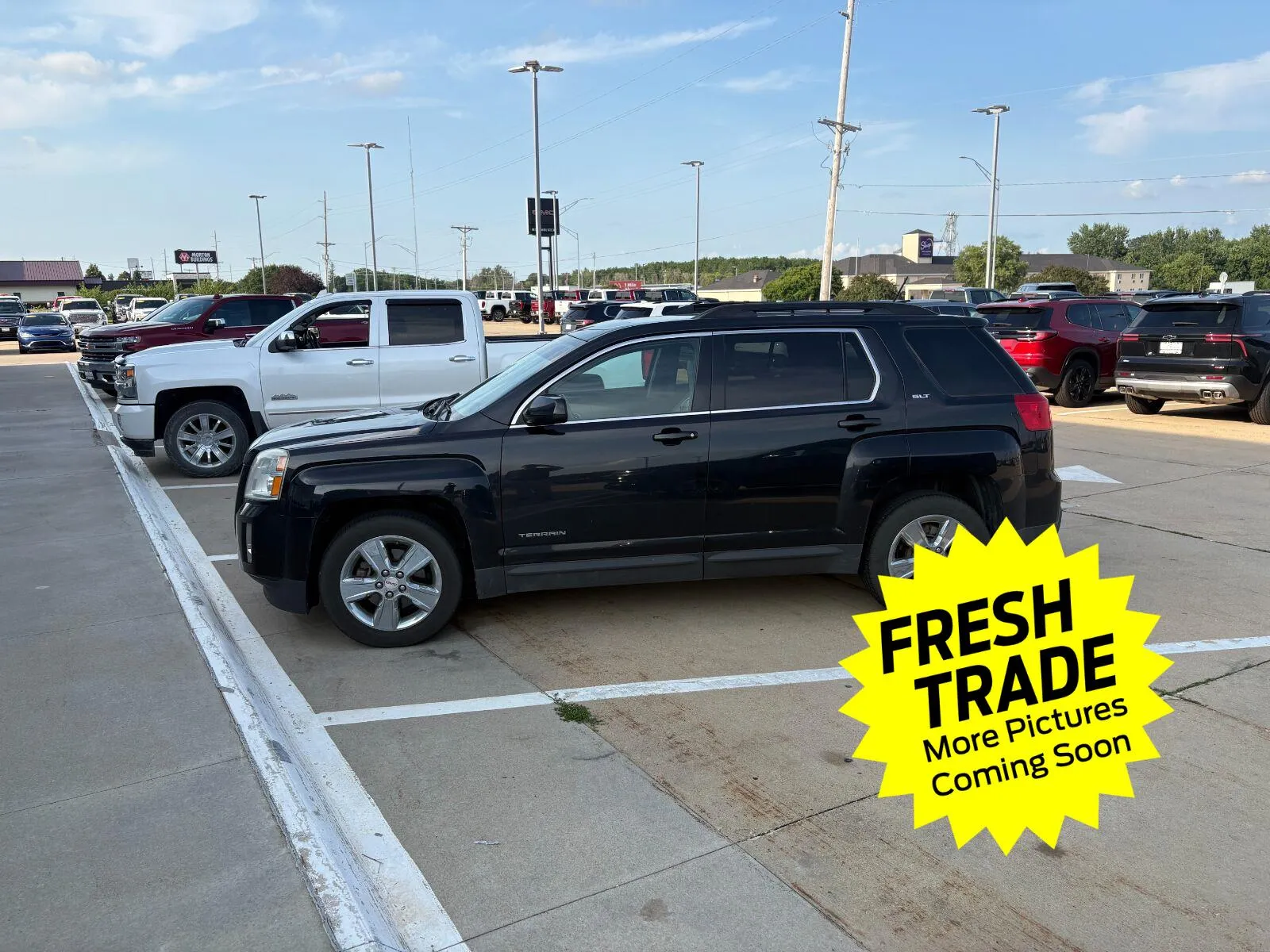 Black 2014 GMC Terrain SLT for sale in Charles City, IA