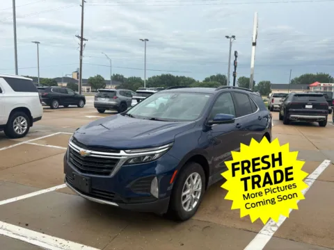Blue 2022 Chevrolet Equinox LT for sale in Charles City, IA