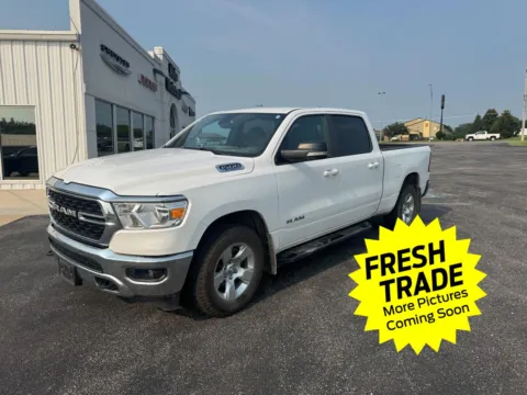 White 2022 Ram 1500 Big Horn for sale in Charles City, IA