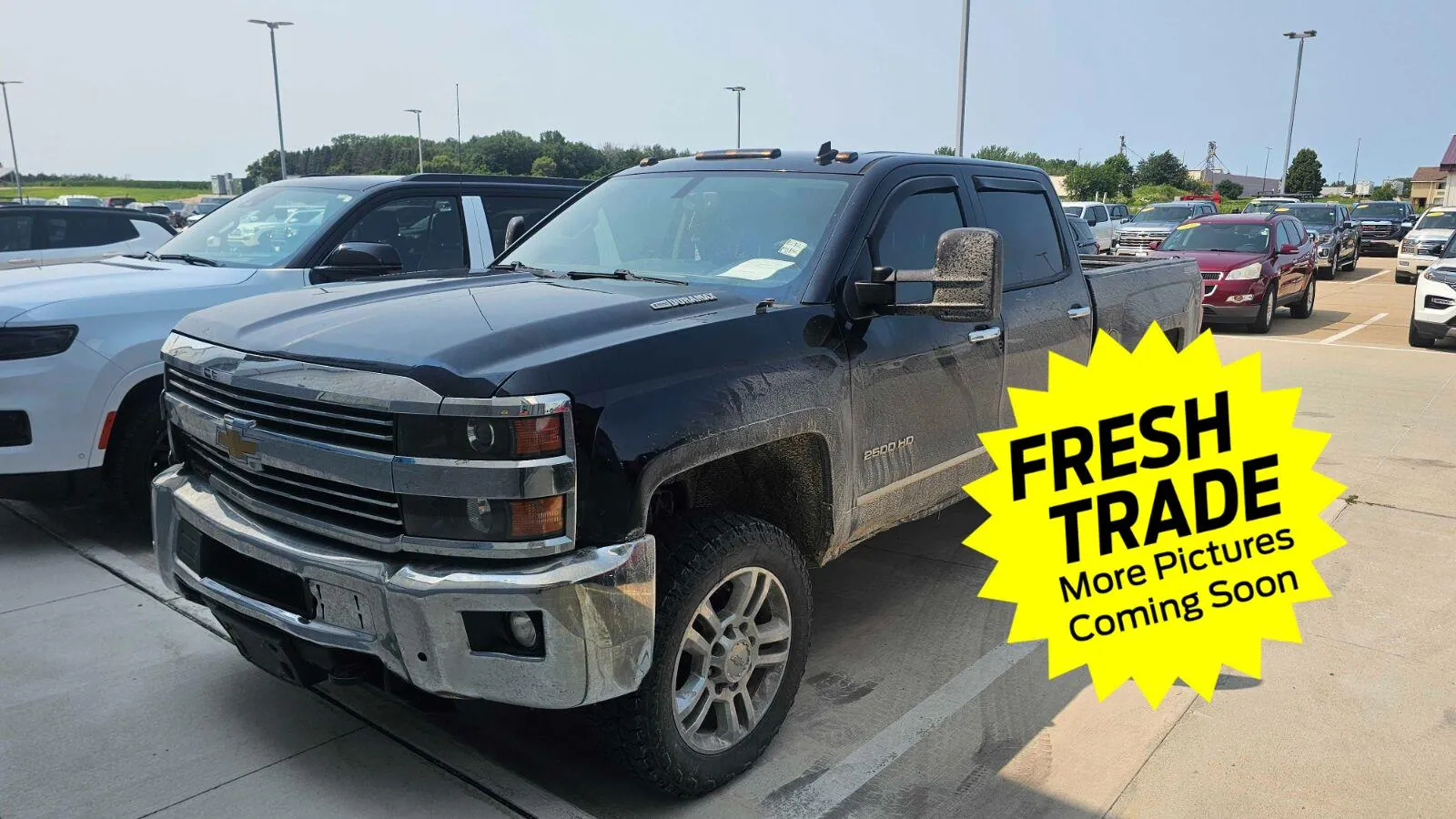 Black 2015 Chevrolet Silverado 2500 HD LTZ for sale in Charles City, IA