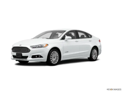 White 2014 Ford Fusion SE Hybrid for sale in Charles City, IA