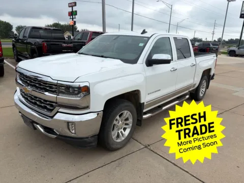 White 2016 Chevrolet Silverado 1500 LTZ for sale in Charles City, IA